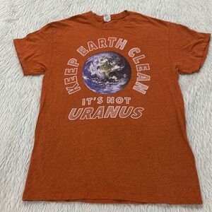 Earth day distressed t shirt size small